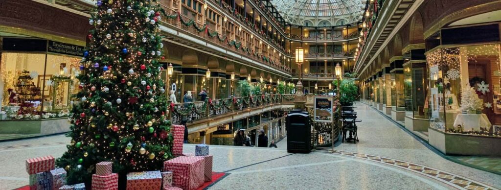 Christmas decoration in a mall